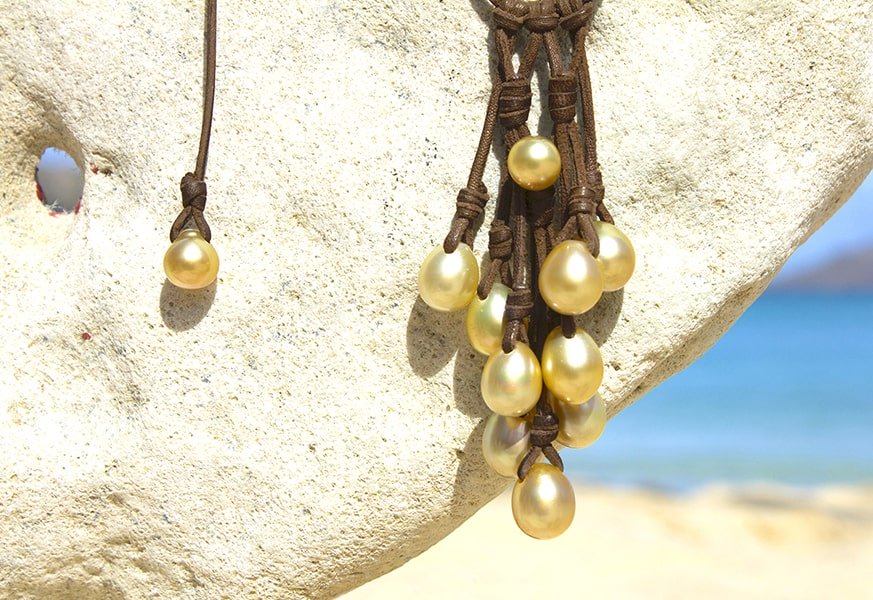 Collier perles d'Australie