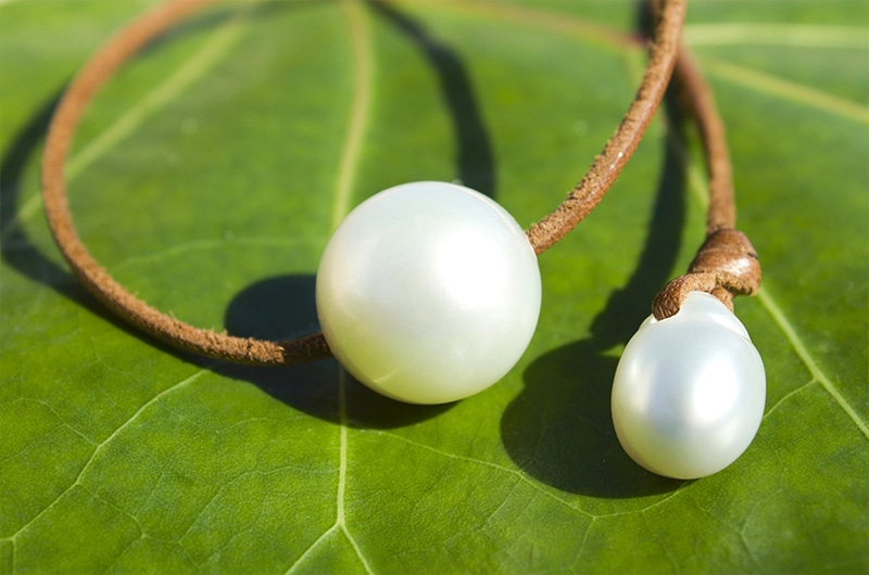 produit: 1 Necklace White Australian Pearl