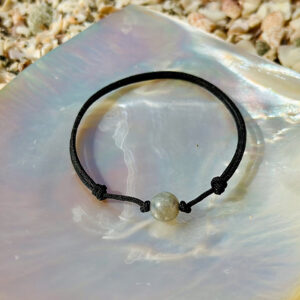 Bracelet ajustable avec minéral de votre choix 8mm, seconde vue