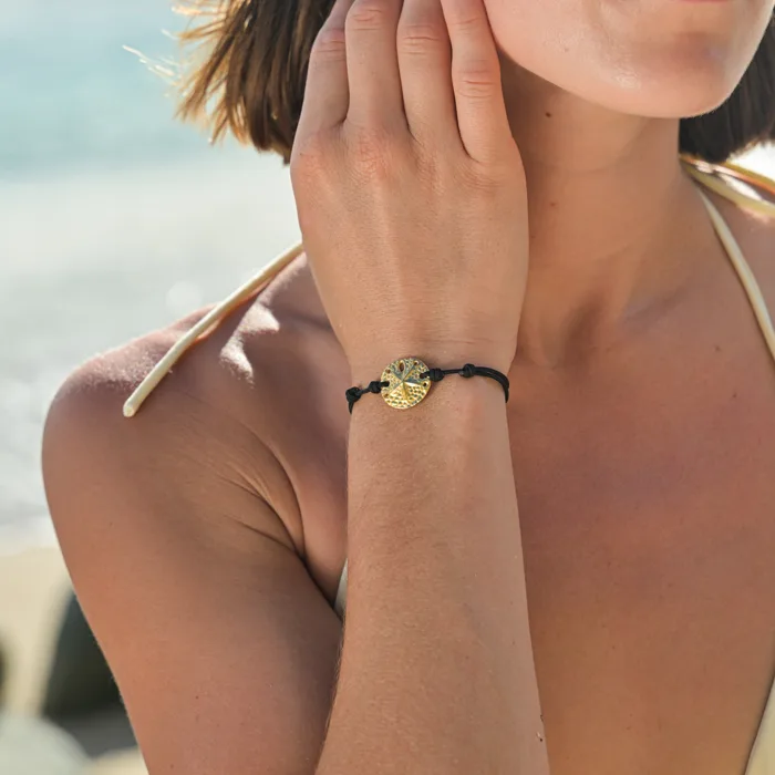 produit: Adjustable Sand Dollar Bracelet