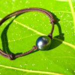 Bracelet Ajustable une Perle de Tahiti 10mm