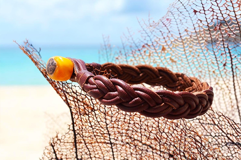 produit: Amber braided bracelet