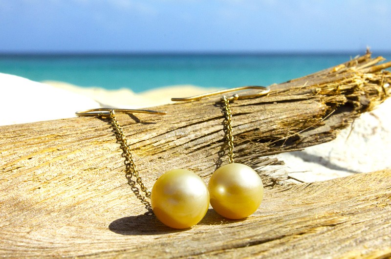 produit: Australian Gold Pearl Earrings