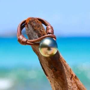 Bague 1 Perle de Tahiti 10,5mm, seconde vue