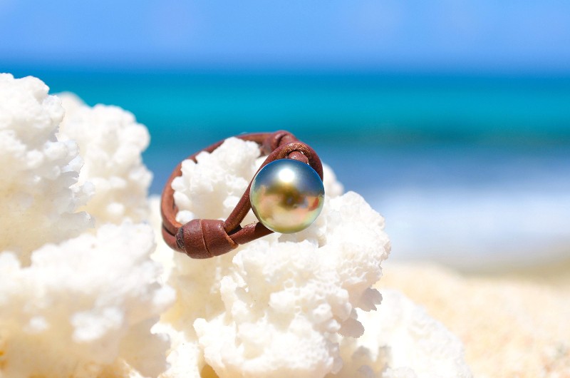 produit: Bague 1 perle de Tahiti (10mm)