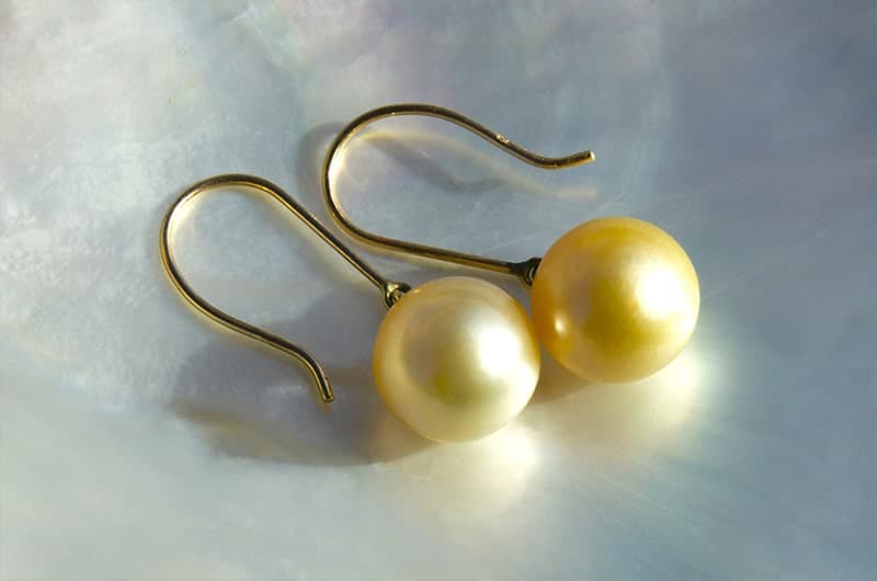 produit: Boucles d'oreilles perles d'Australie