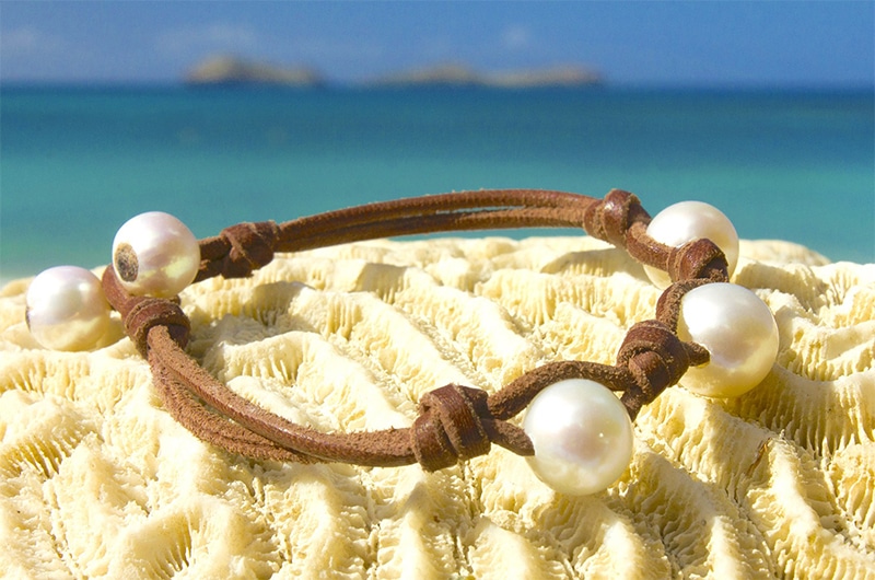 produit: Bracelet 3 perles d'eau douce