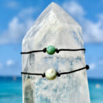Bracelet Ajustable Emeraude 8mm ou 10mm