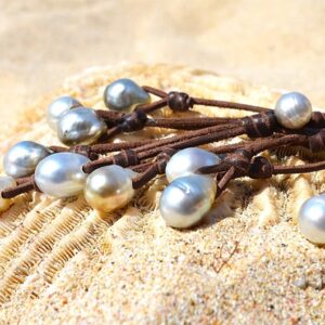 Collier Grappe 11 Perles de Tahiti, seconde vue