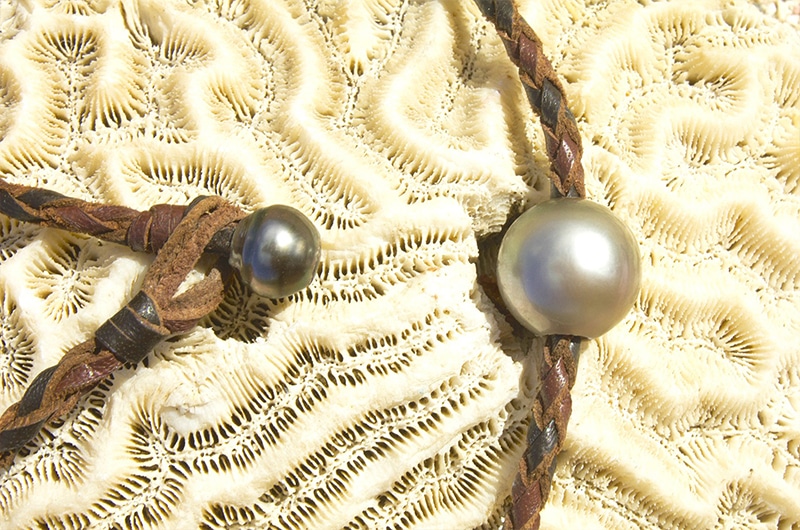 produit: Choker necklace with Tahitian pearls