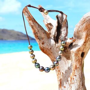 Collier Ras du cou 14 Perles de Tahiti, seconde vue