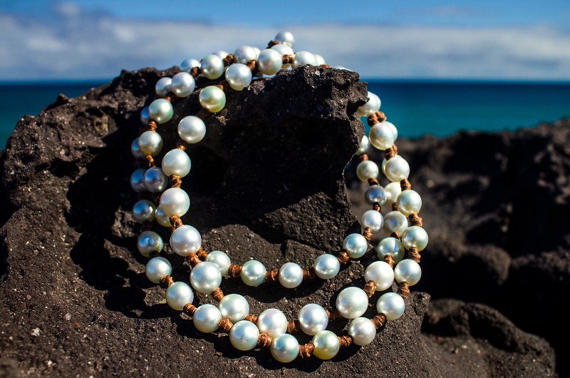 produit: Long Necklace 70 Australian Pearls