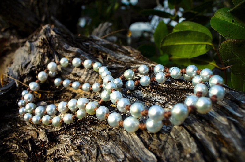 produit: Long Necklace 70 Australian Pearls