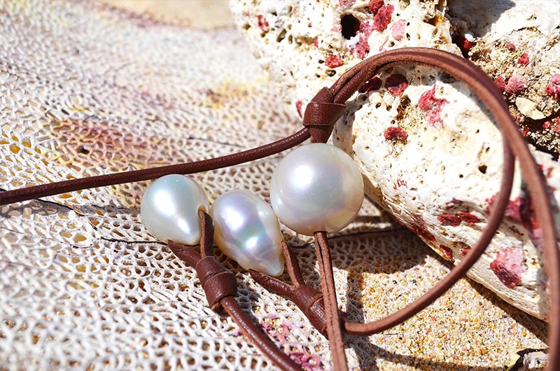 produit: Long necklace freshwater pearls