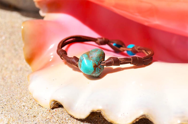 produit: Nugget turquoises bracelet