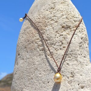 Australian Drop Pearl Pendant, second view