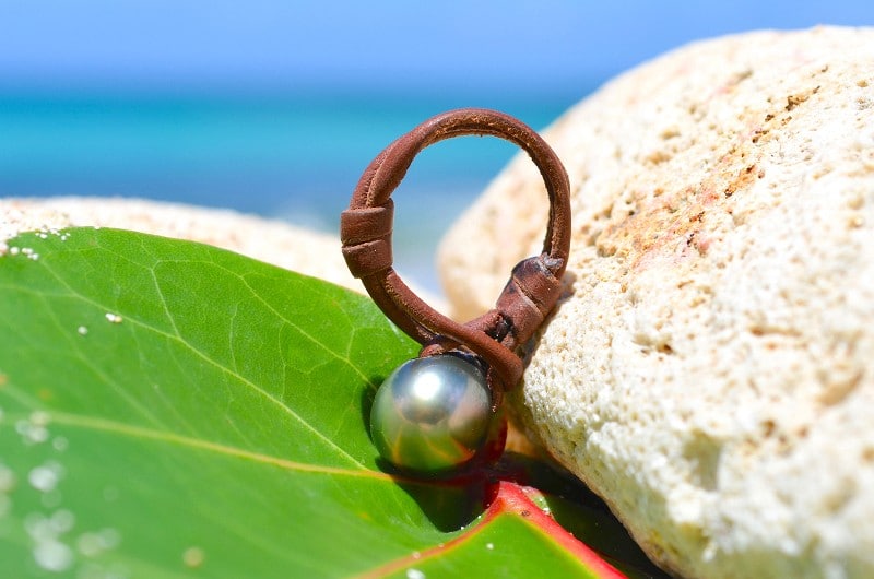 produit: Ring 1 Tahitian pearl (10,5mm)