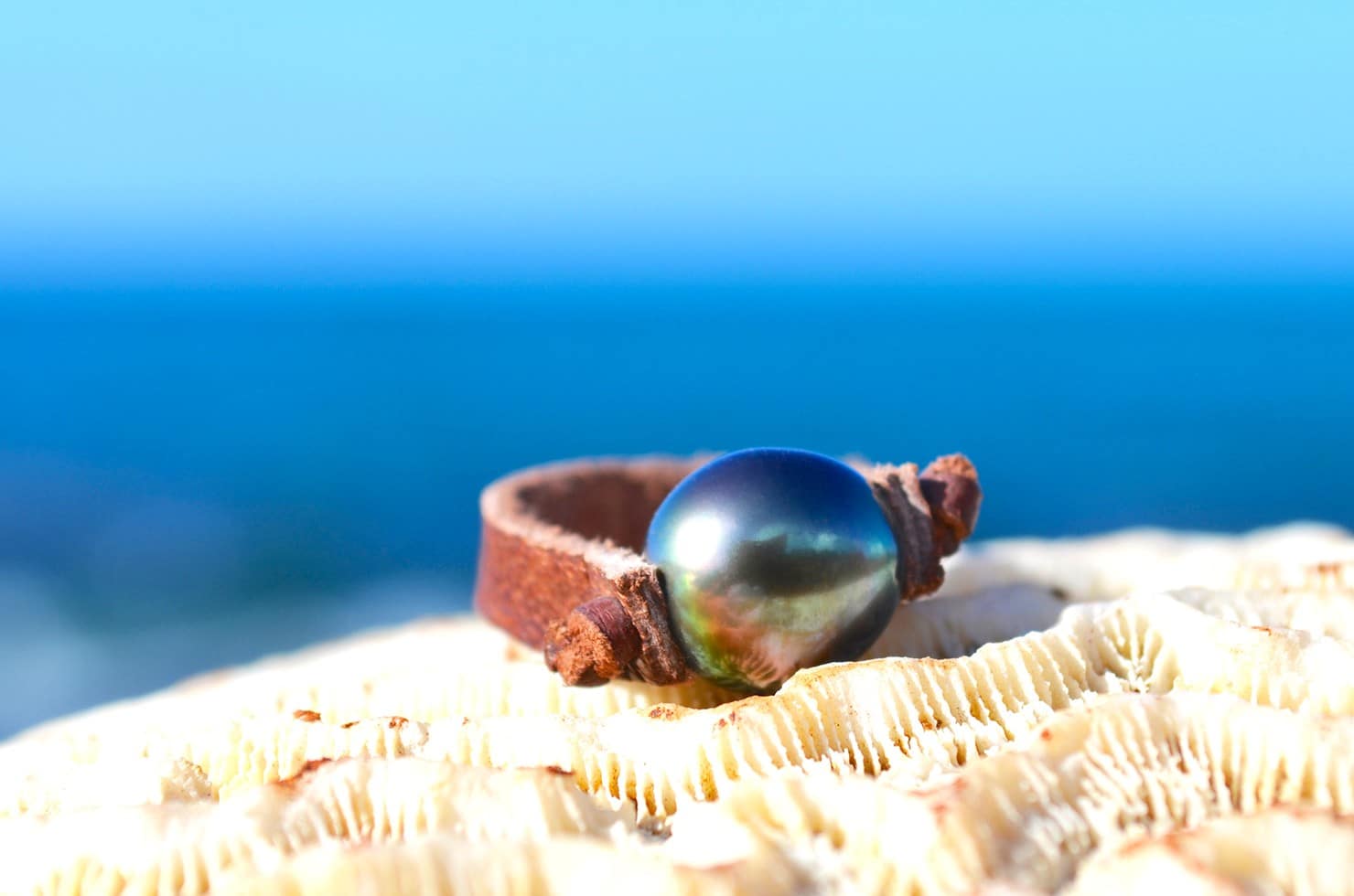 produit: Ring 1 Tahitian pearl (9,5mm)