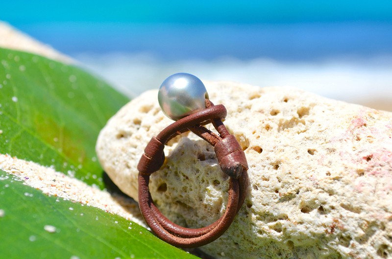 produit: Ring 1 Tahitian pearl (9mm)