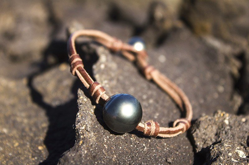 produit: Bracelet 1 round Tahitian Pearl