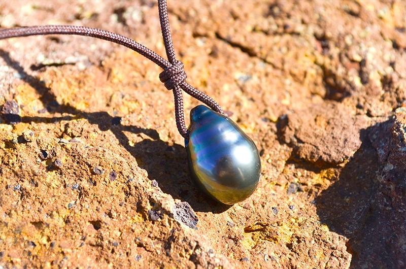 produit: Pendant necklace with 1 Tahitian pearl (12 mm)﻿