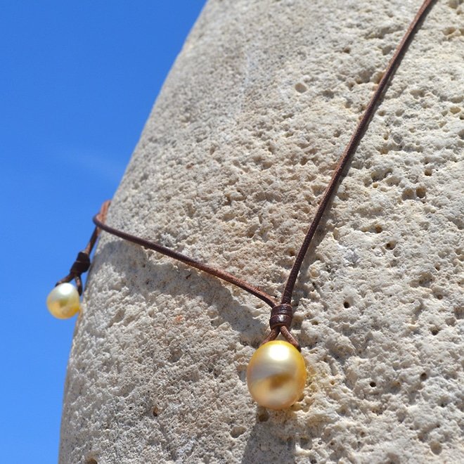 produit: Pendentif 1 perle Goutte d'Australie