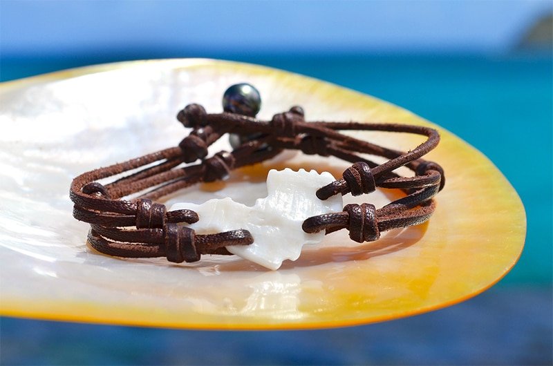 produit: St Barth shell bracelet