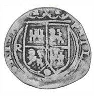 Pièces de monnaie péruvienne avant 1598